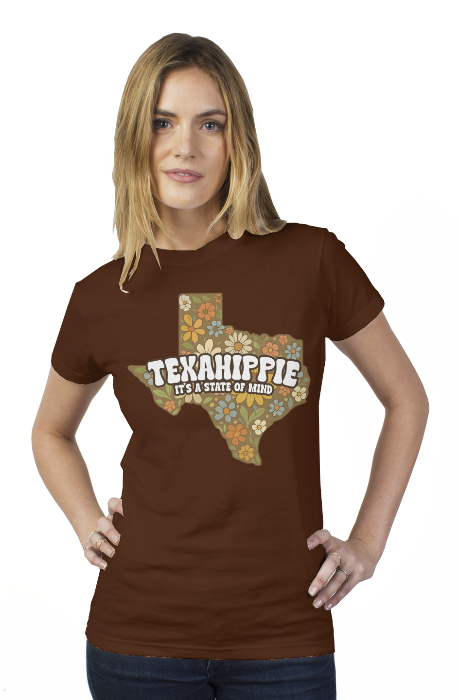 Texahippie State of Mind Womens T Shirt