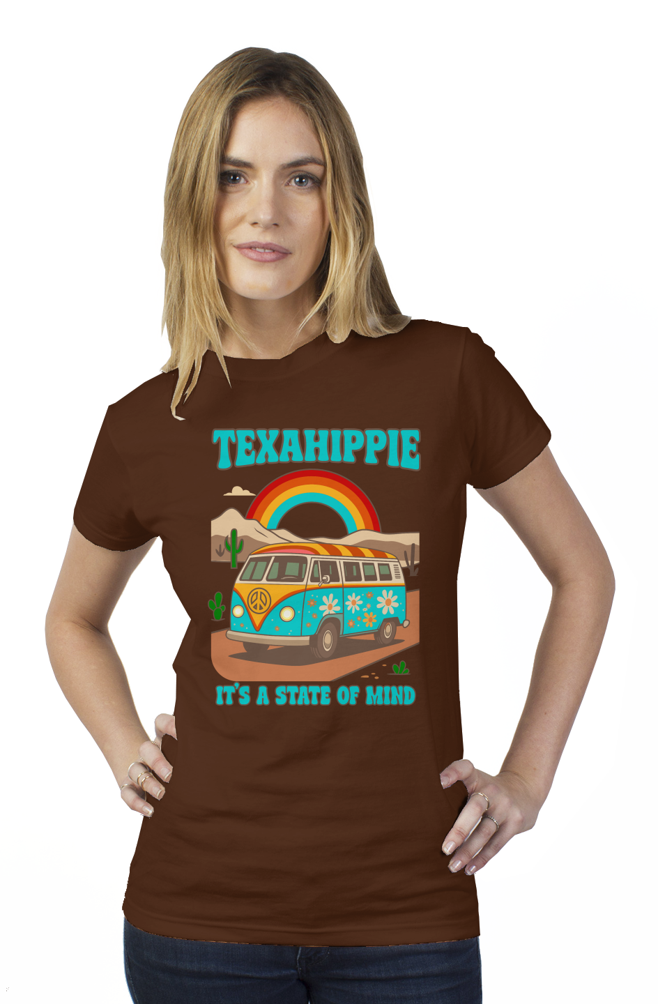 Texahippie Van Life Womens T Shirt