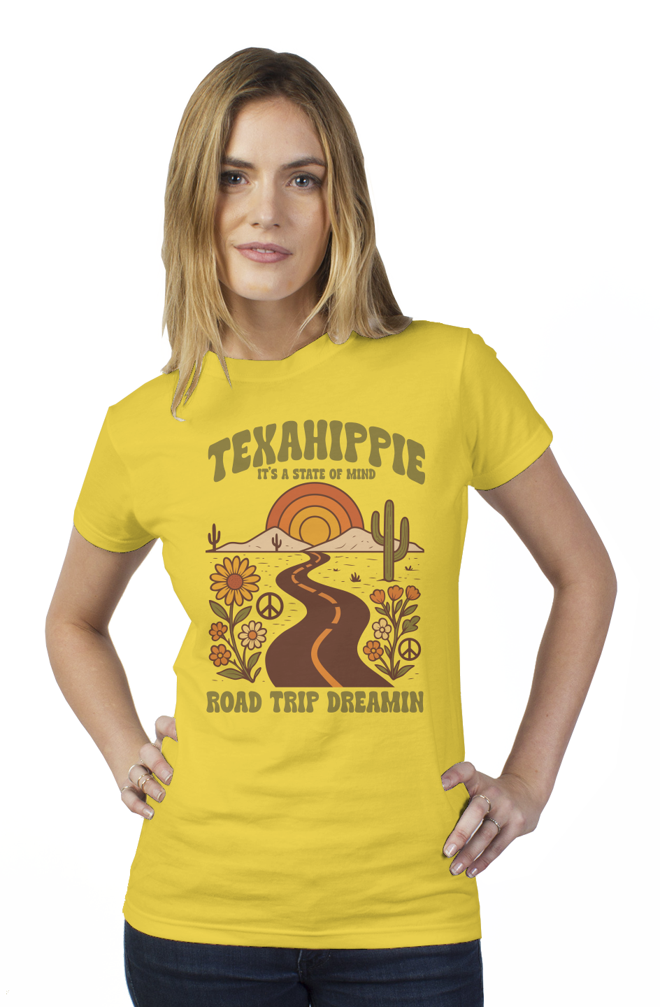 Texahippie Road Trippin Womens T Shirt