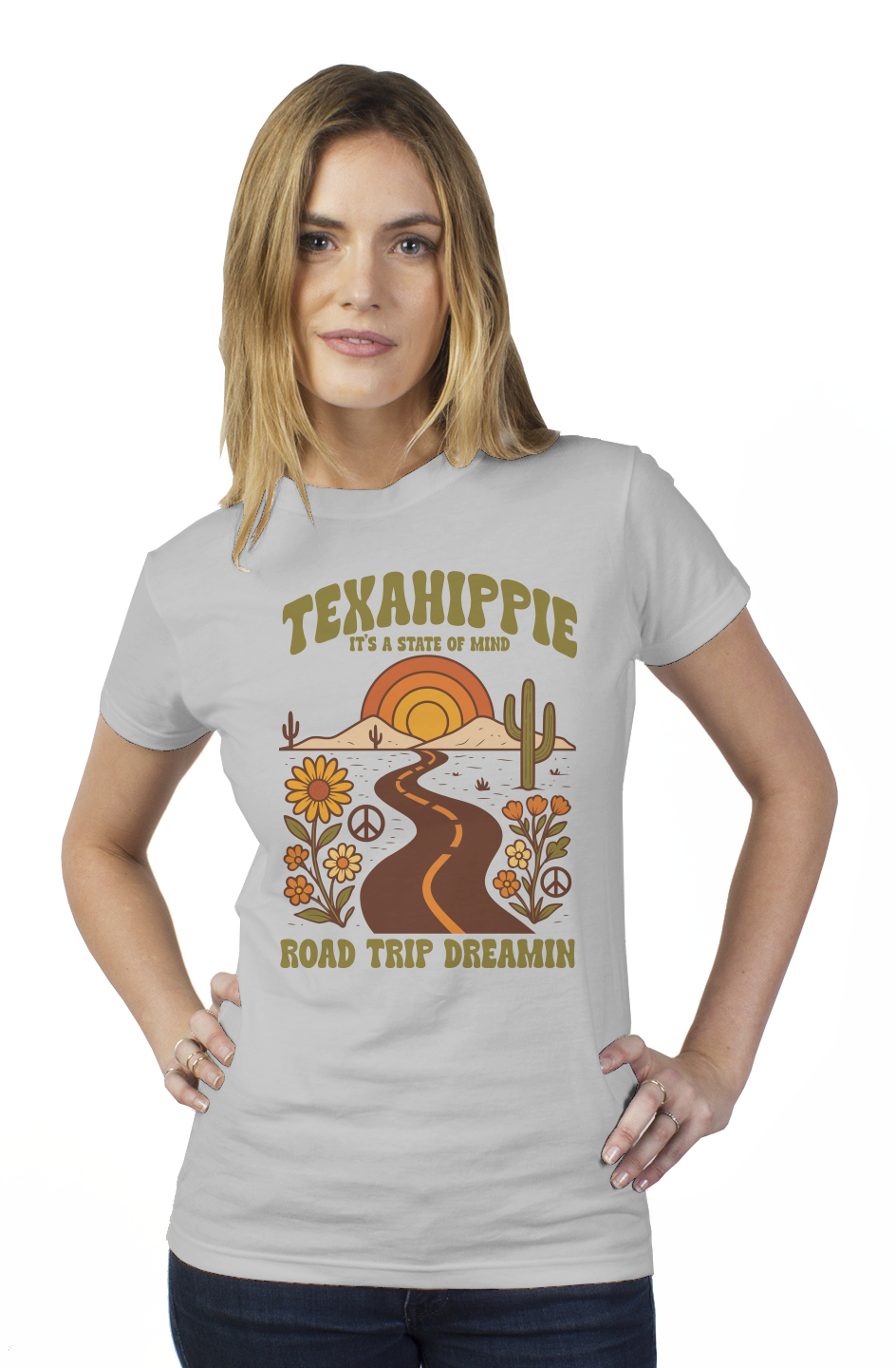 Texahippie Road Trippin Womens T Shirt