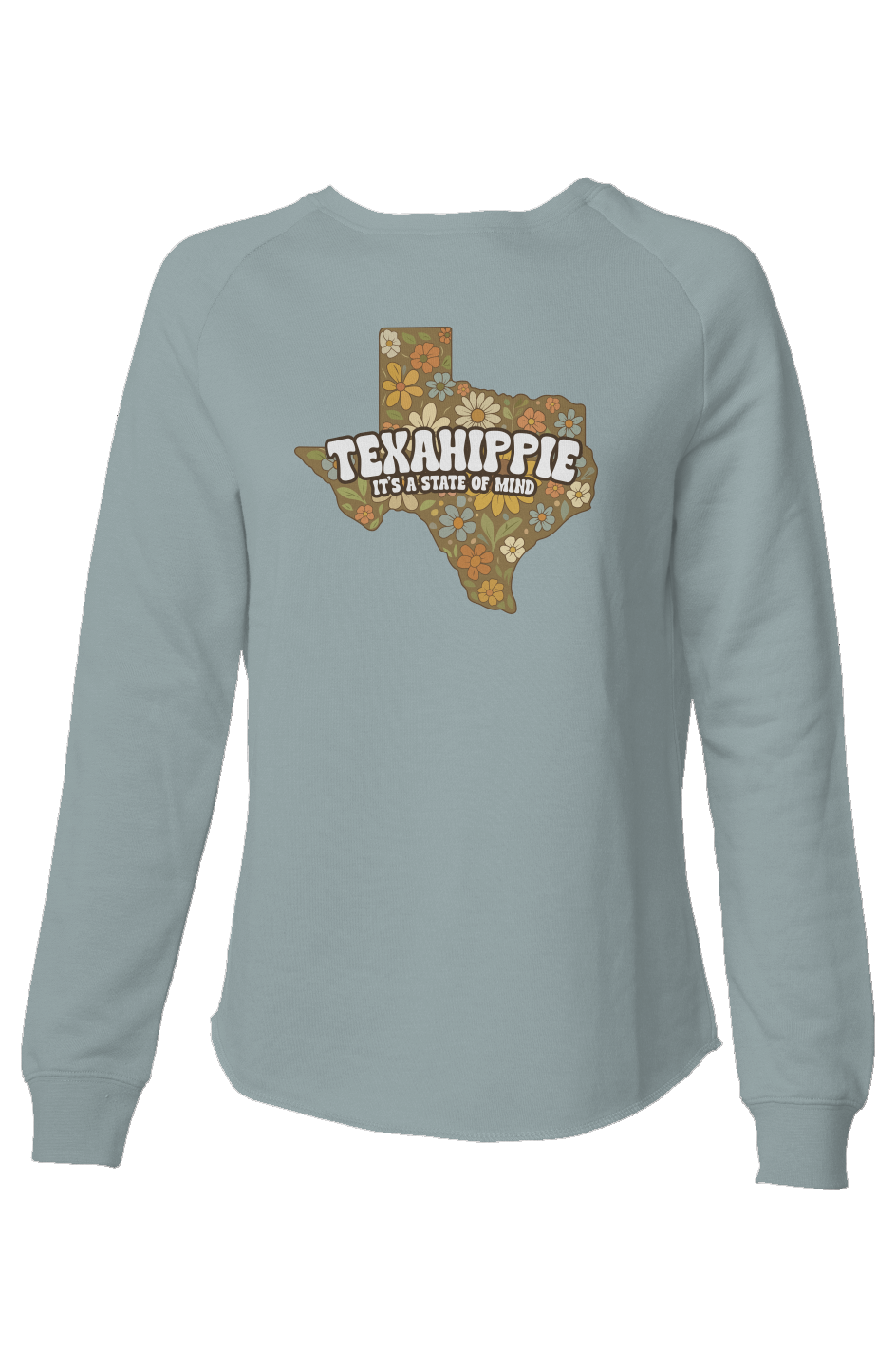 Texahippie State of Mind Lightweight Scalloped Sweatshirt