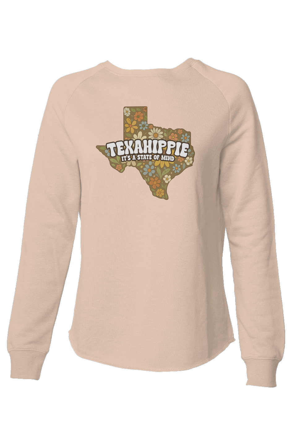 Texahippie State of Mind Lightweight Scalloped Sweatshirt