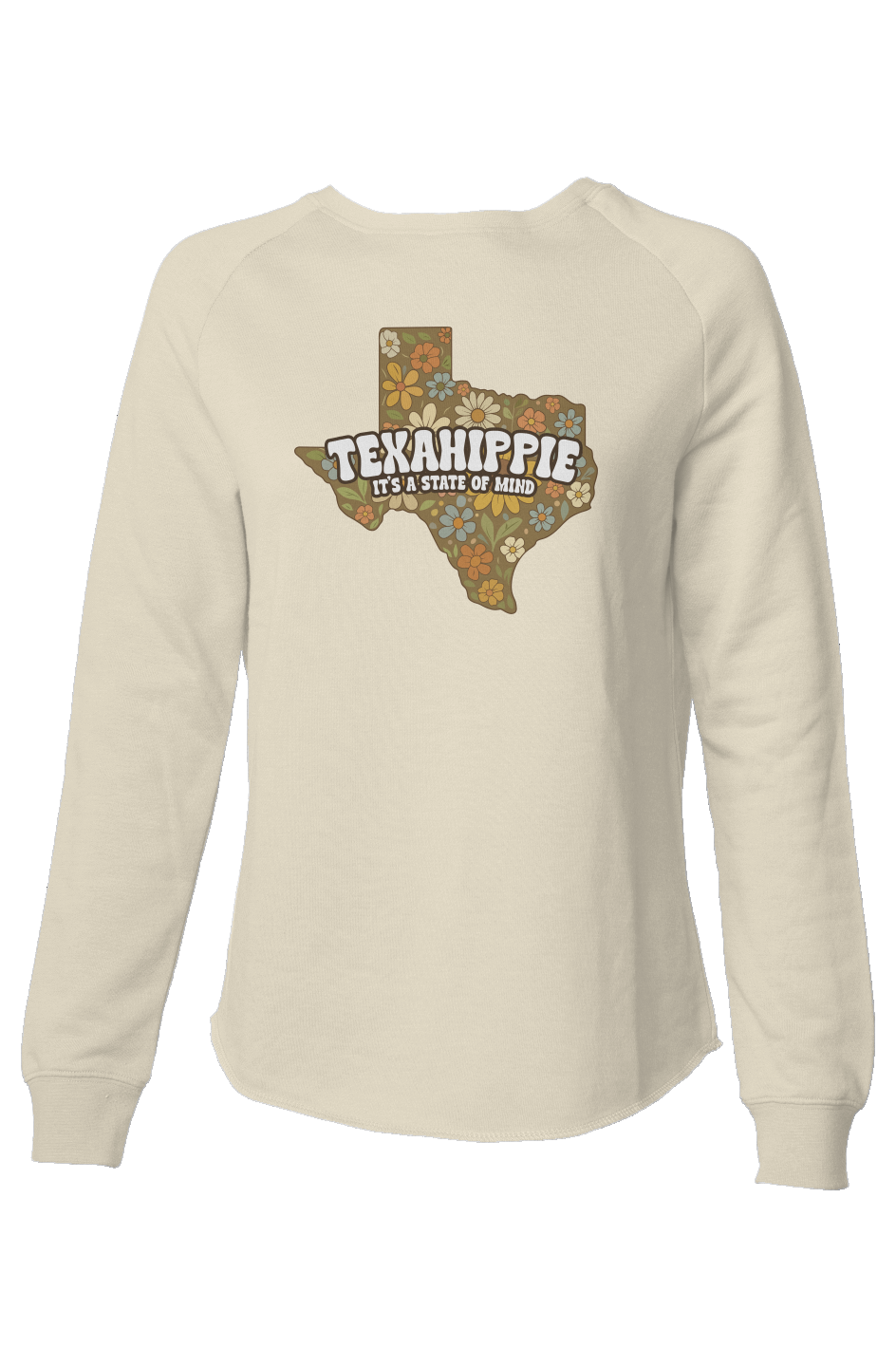 Texahippie State of Mind Lightweight Scalloped Sweatshirt