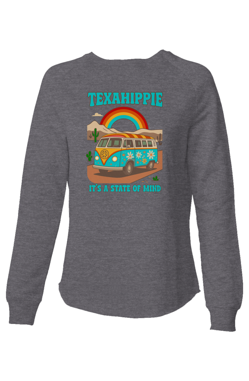 Texahippie Van Life Lightweight Scalloped Sweatshirt