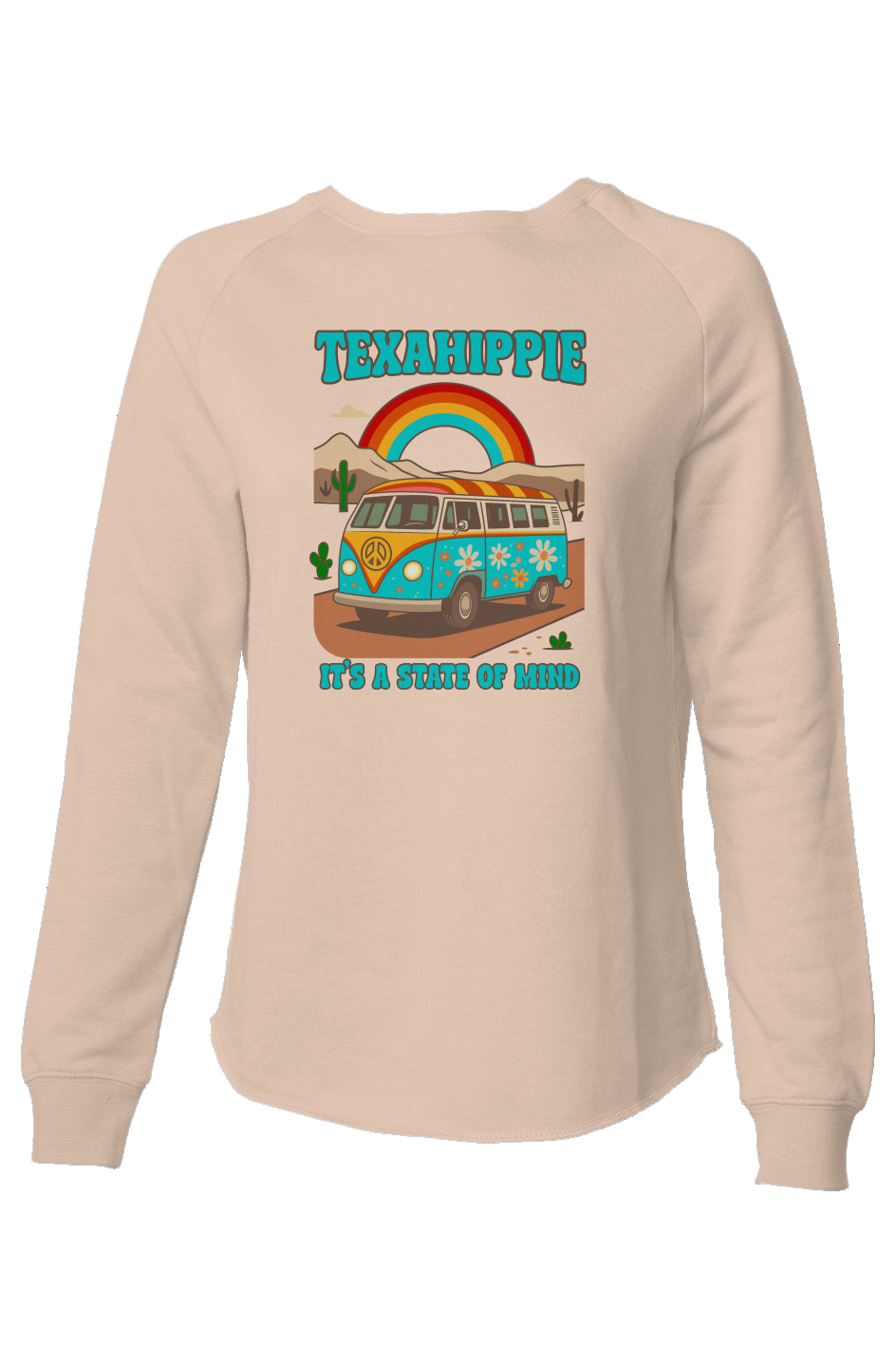 Texahippie Van Life Lightweight Scalloped Sweatshirt