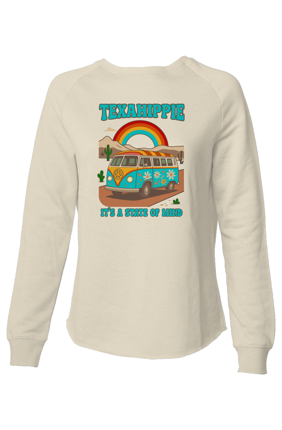 Texahippie Van Life Lightweight Scalloped Sweatshirt