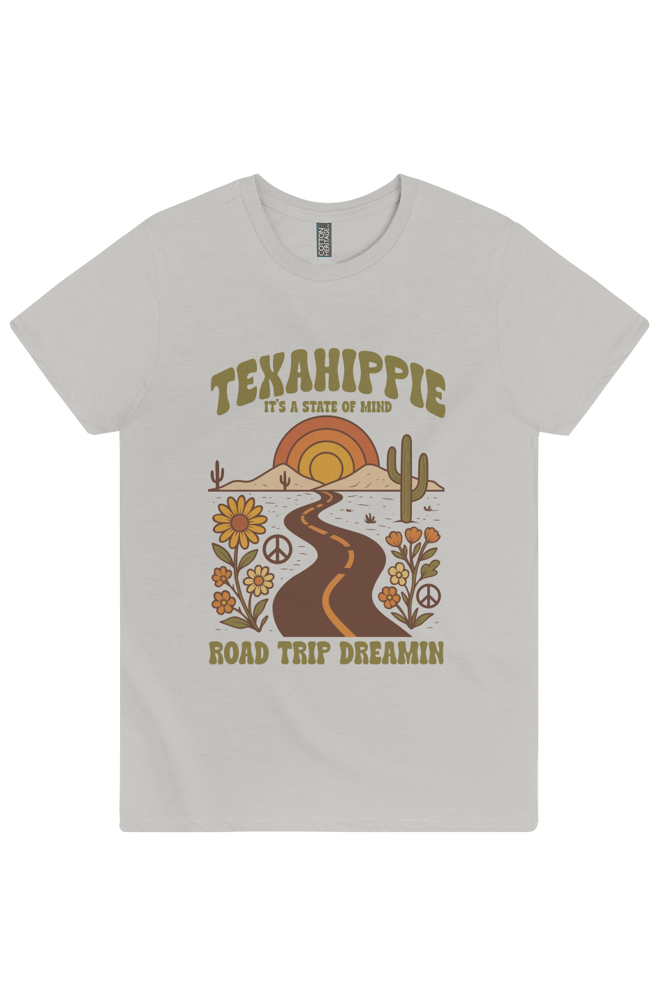 Texahippie Road Trippin Daily Tee