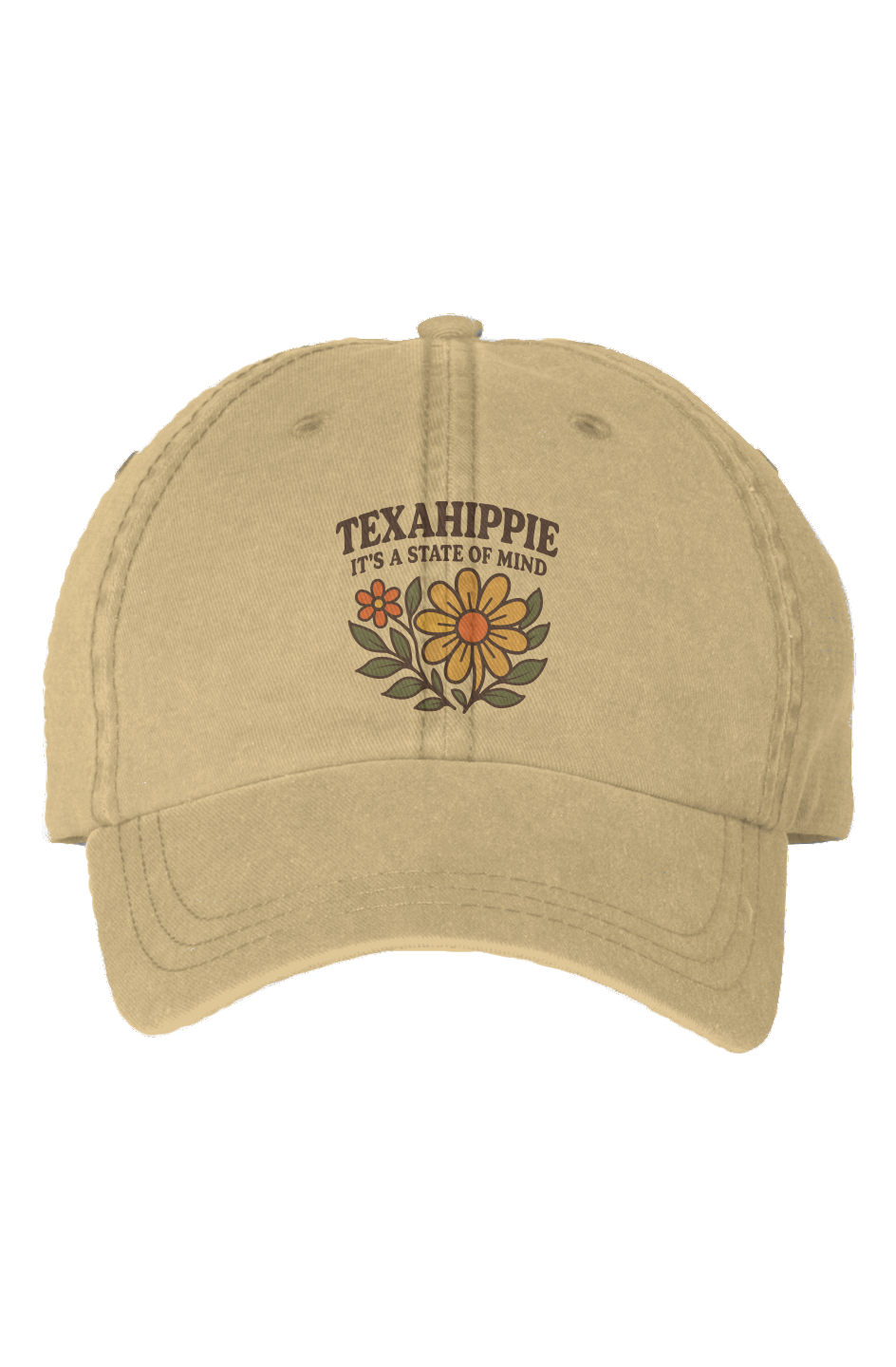Texahippie Flower Bloom Pigment Dyed Cap