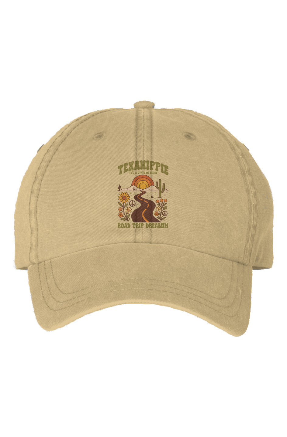 Texahippie Road Trippin Pigment Dyed Cap