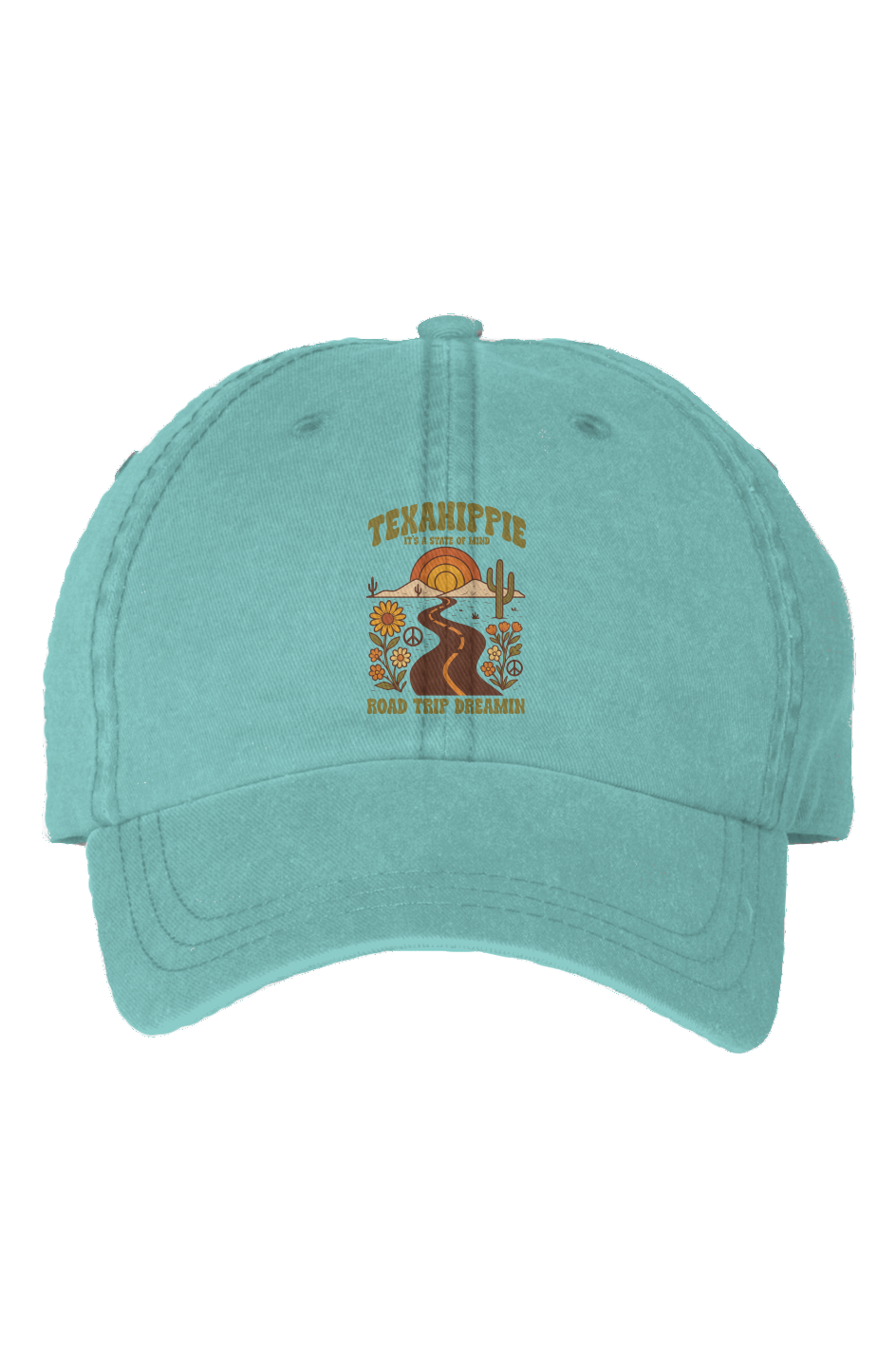 Texahippie Road Trippin Pigment Dyed Cap
