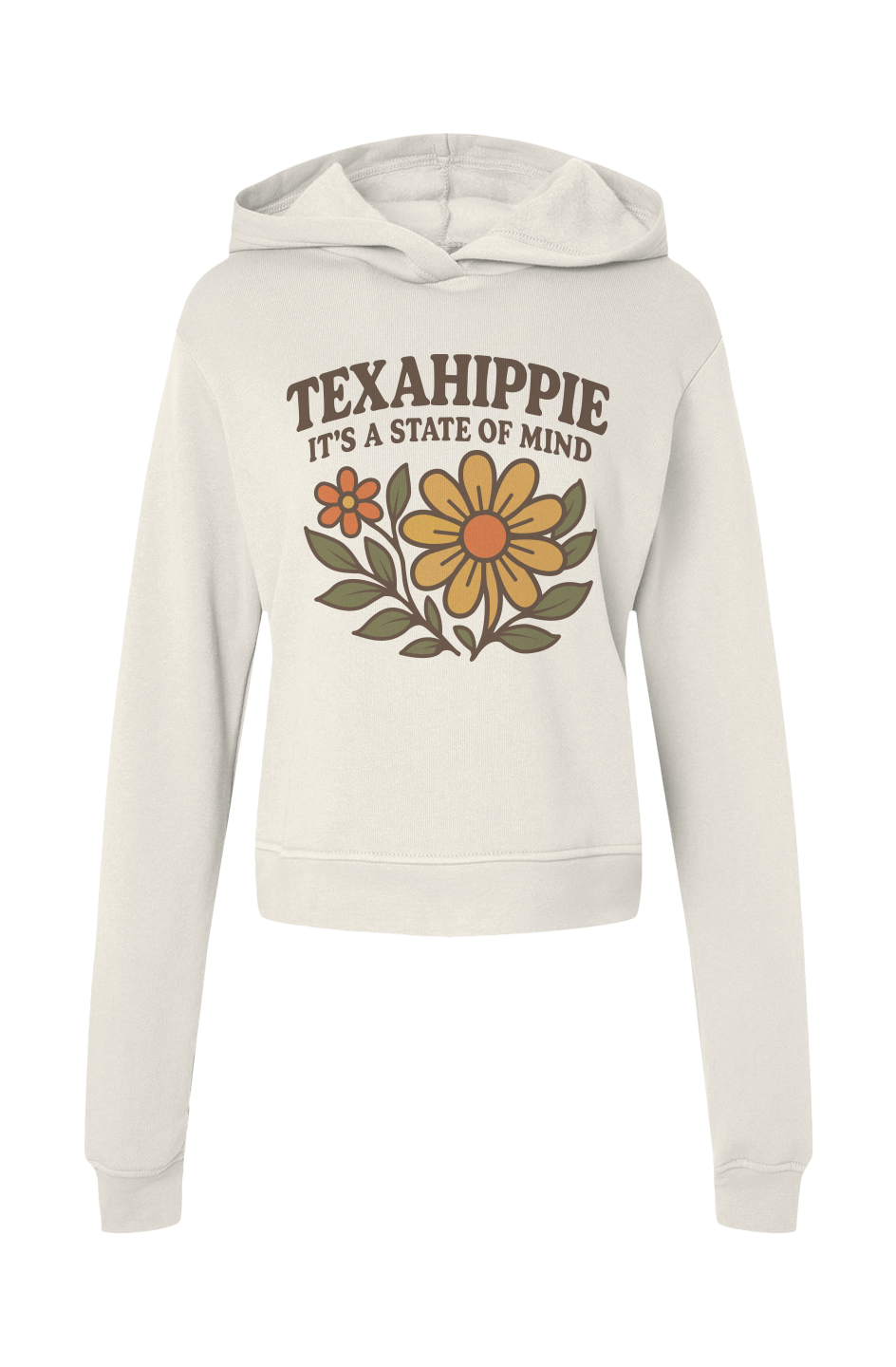 Texahippie Flower Bloom Womens Classic Hoodie Sweatshirt