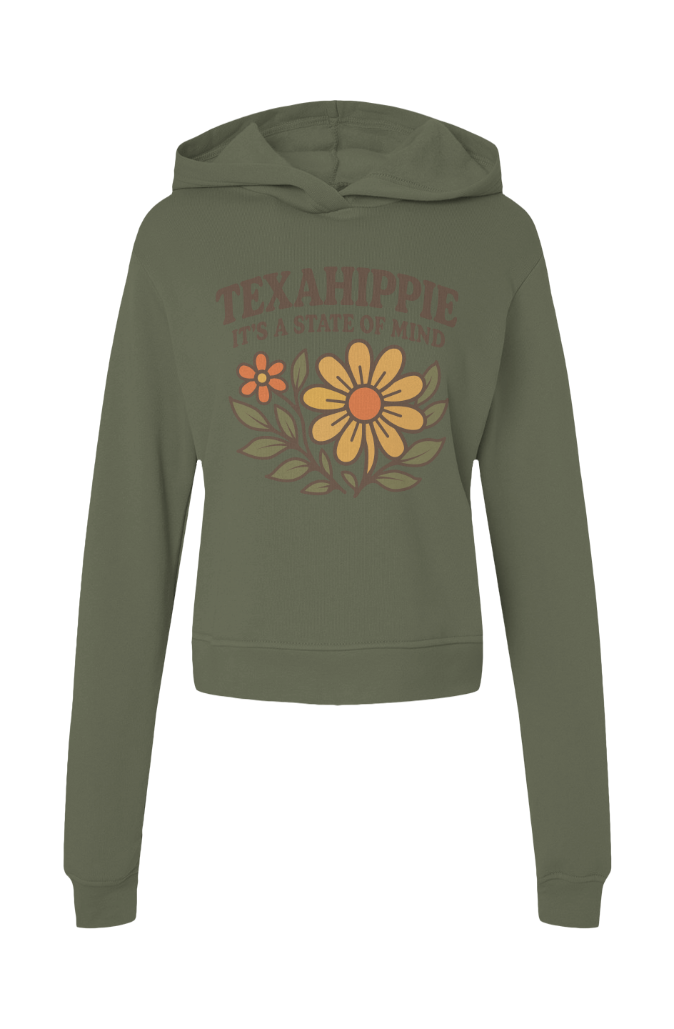 Texahippie Flower Bloom Womens Classic Hoodie Sweatshirt