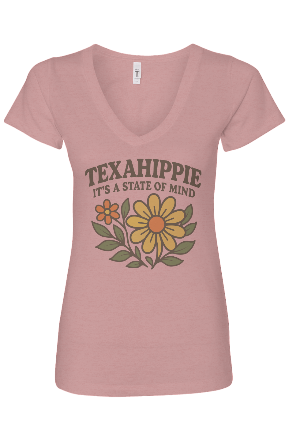 Texahippie Flower Bloom Ideal V-Neck