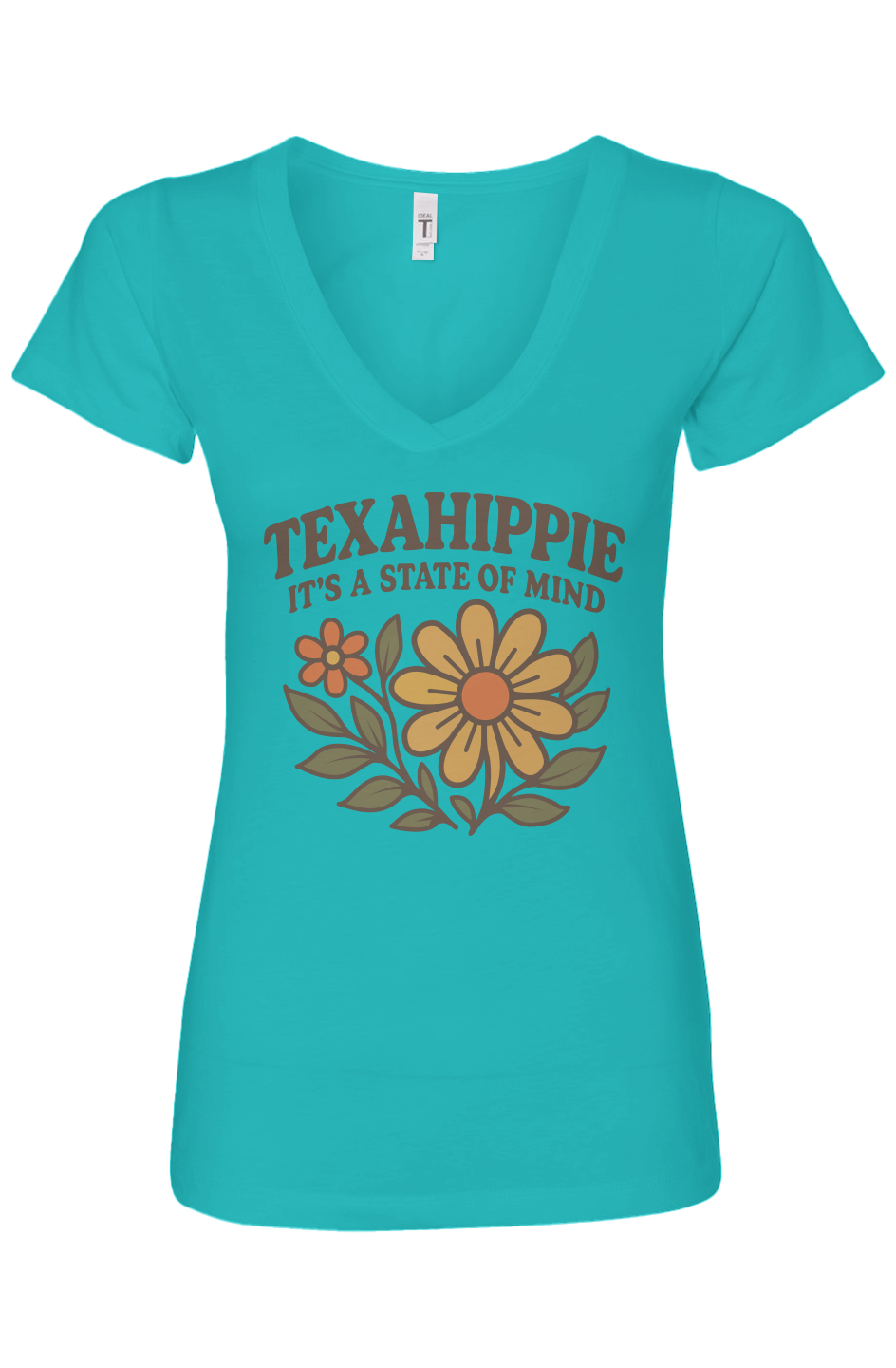 Texahippie Flower Bloom Ideal V-Neck